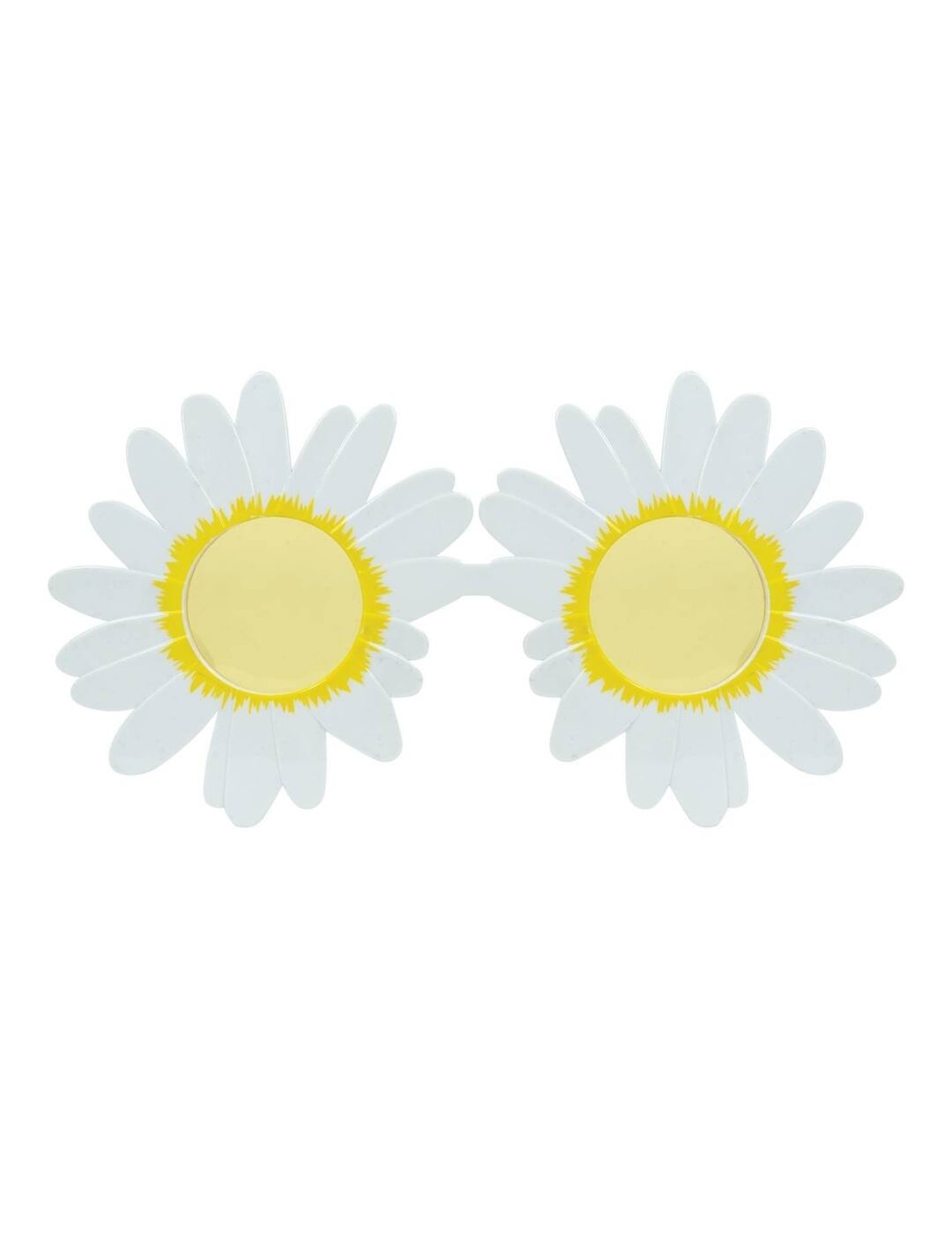 Vue de face des lunettes pâquerettes pour adulte