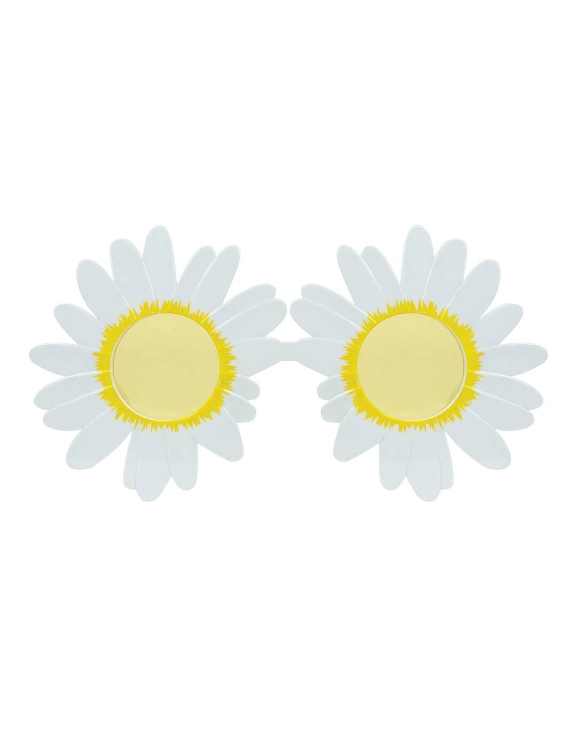 Vue de face des lunettes pâquerettes pour adulte