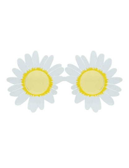 Vue de face des lunettes pâquerettes pour adulte