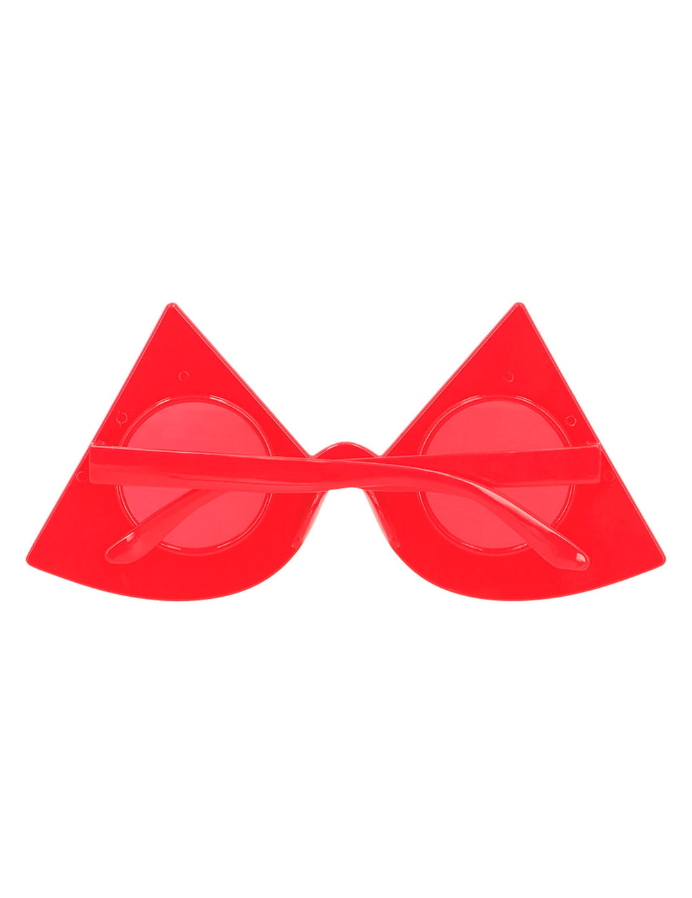 Vue de dos des lunettes pastèque pour adulte