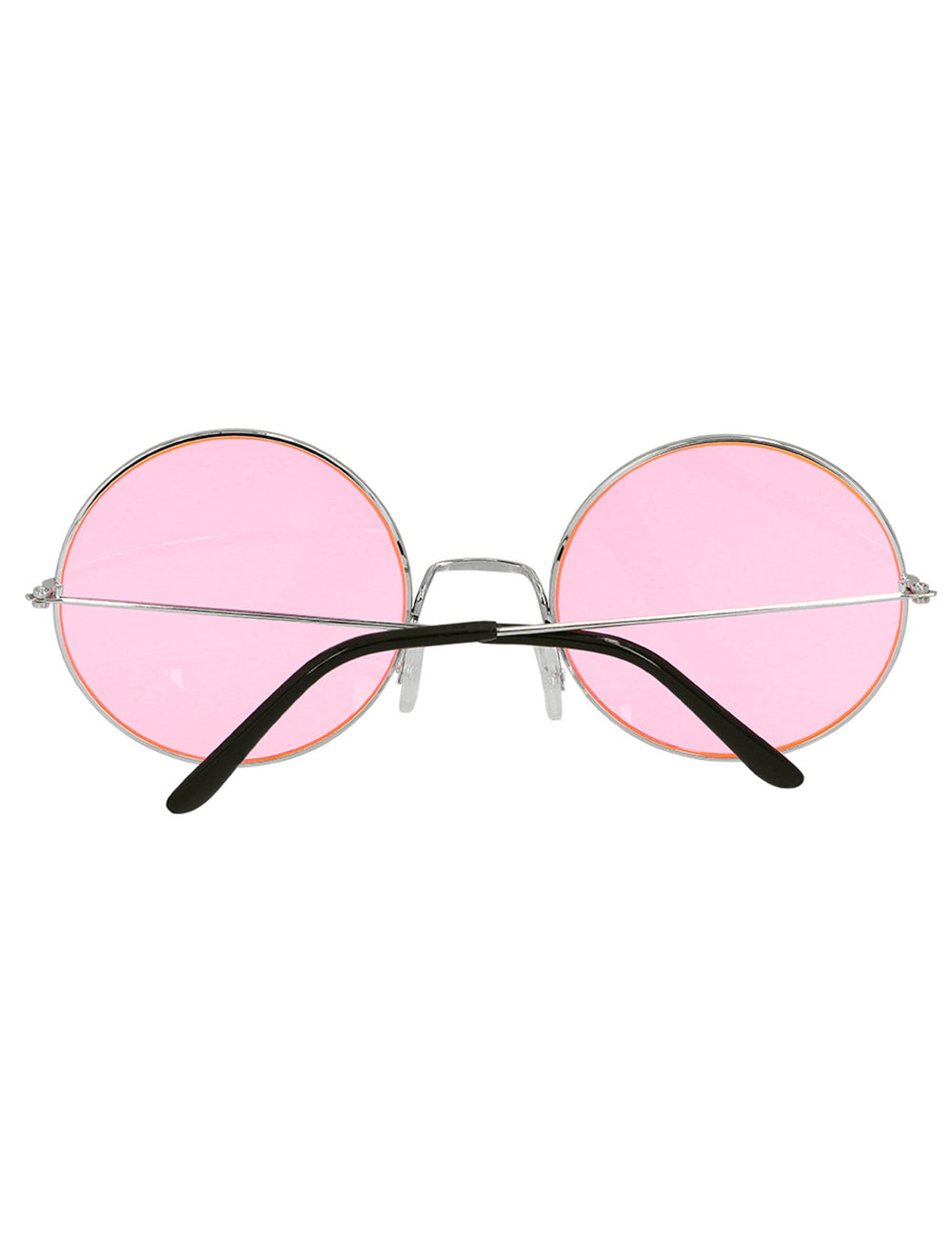 Vue de dos des lunettes rondes hippies géantes