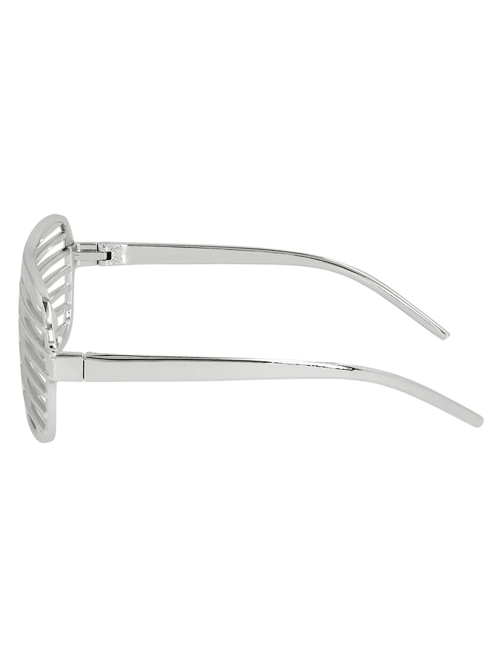 Vue de profil des lunettes striées pour adulte