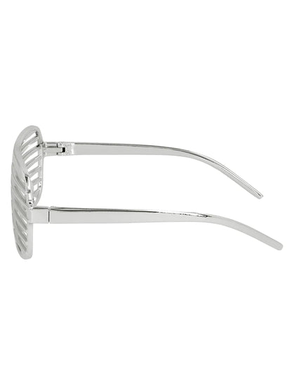 Vue de profil des lunettes striées pour adulte