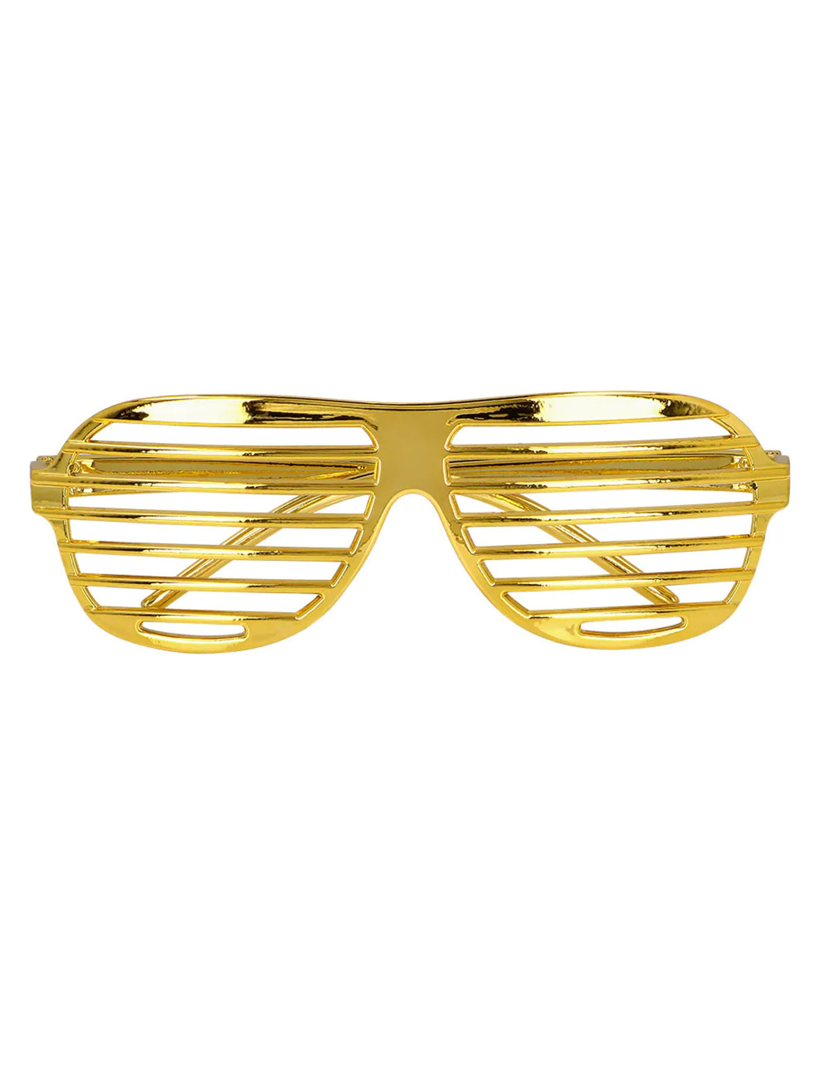 Vue de face des lunettes striées pour adulte