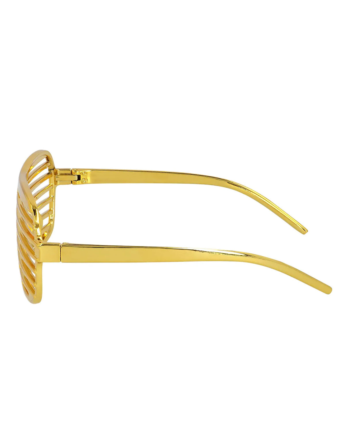 Vue de profil des lunettes striées pour adulte
