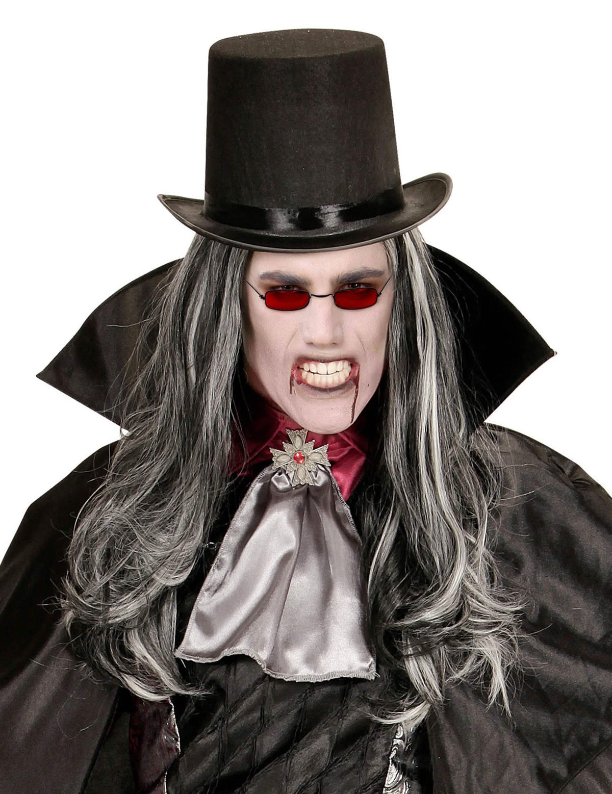Vista com óculos de vampiro para adulto