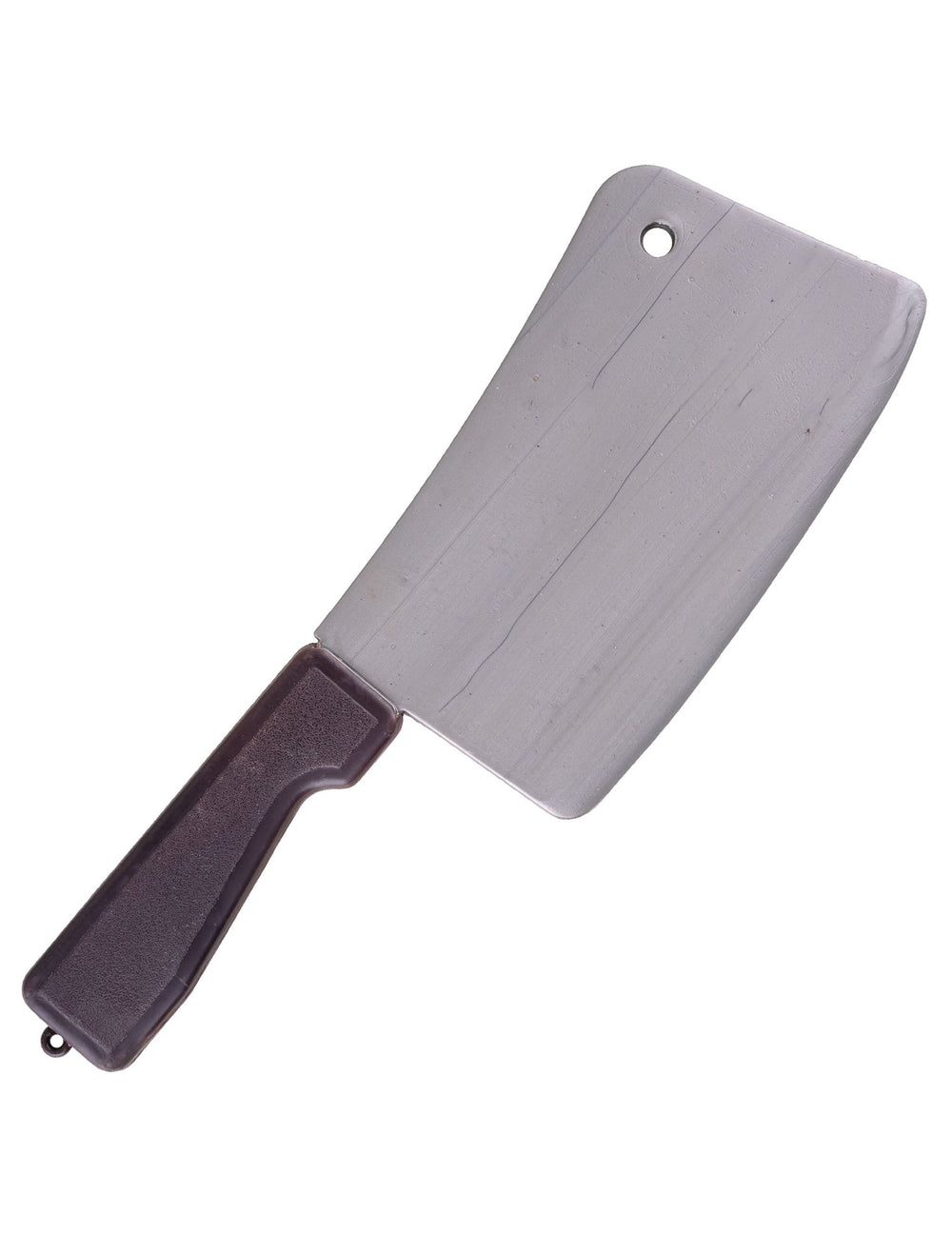 Machette boucher en plastique pour adulte grise et noire