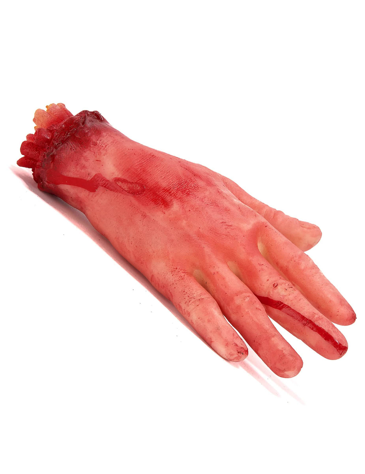 Cabeça cortada halloween para adulto ensanguentada