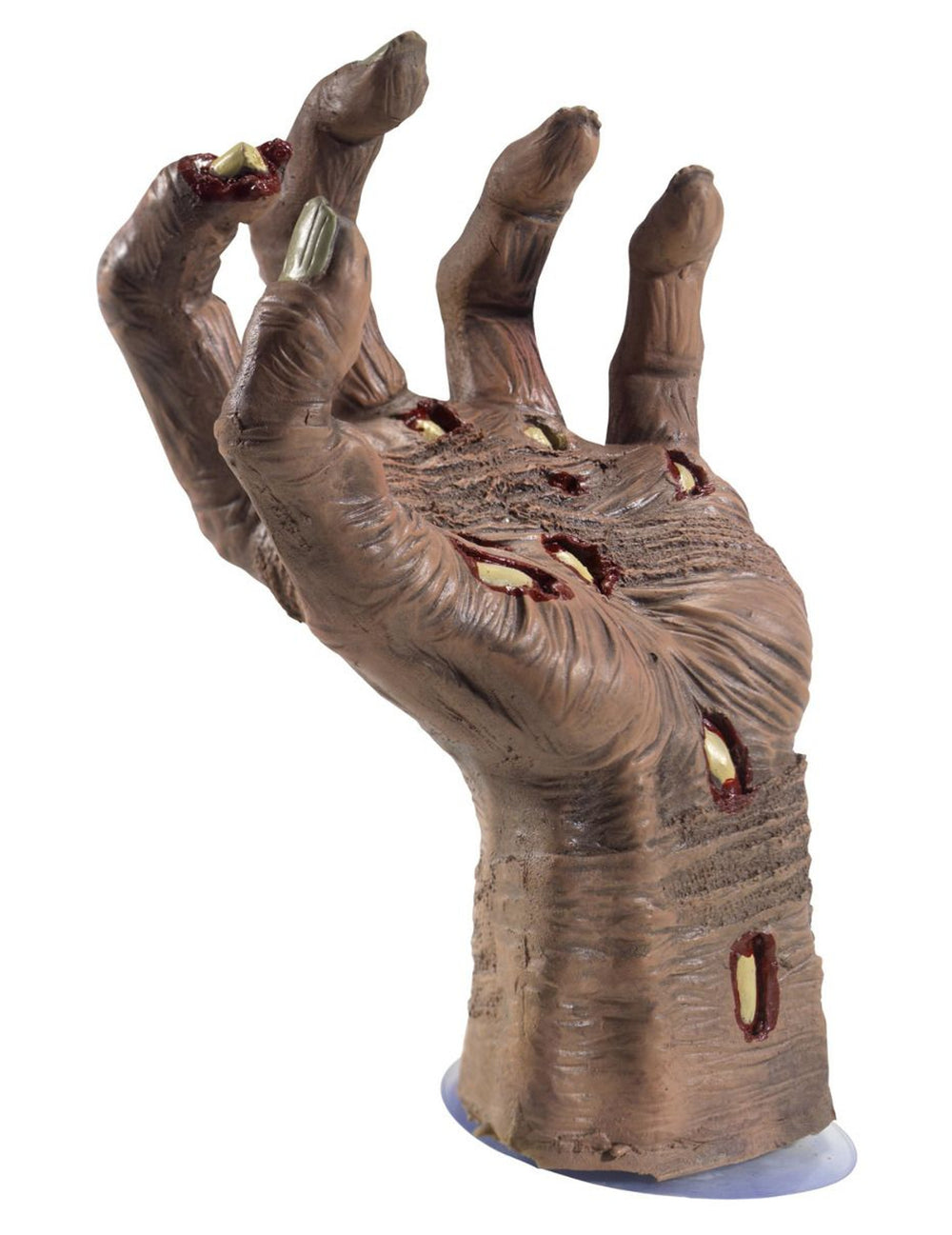 Main zombie en putréfaction pour adulte marron en latex