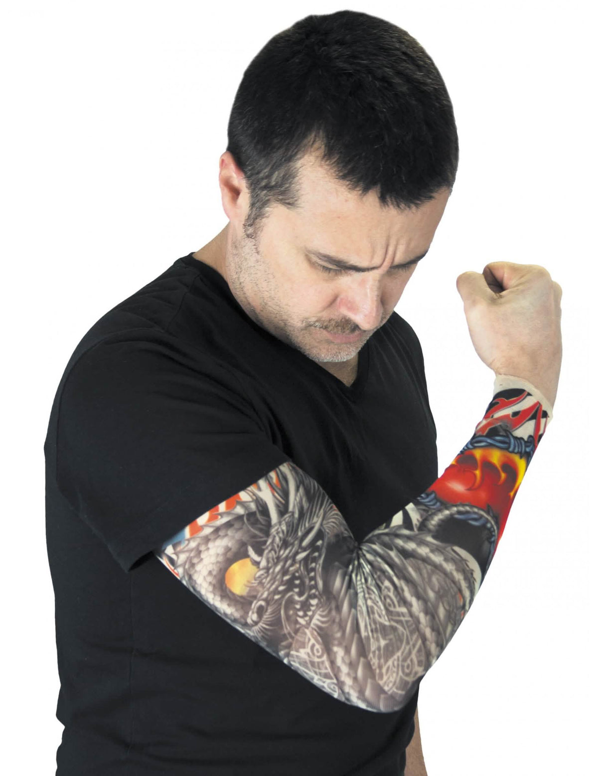 Manga tatuagens de dragão para adulto com motivo colorido