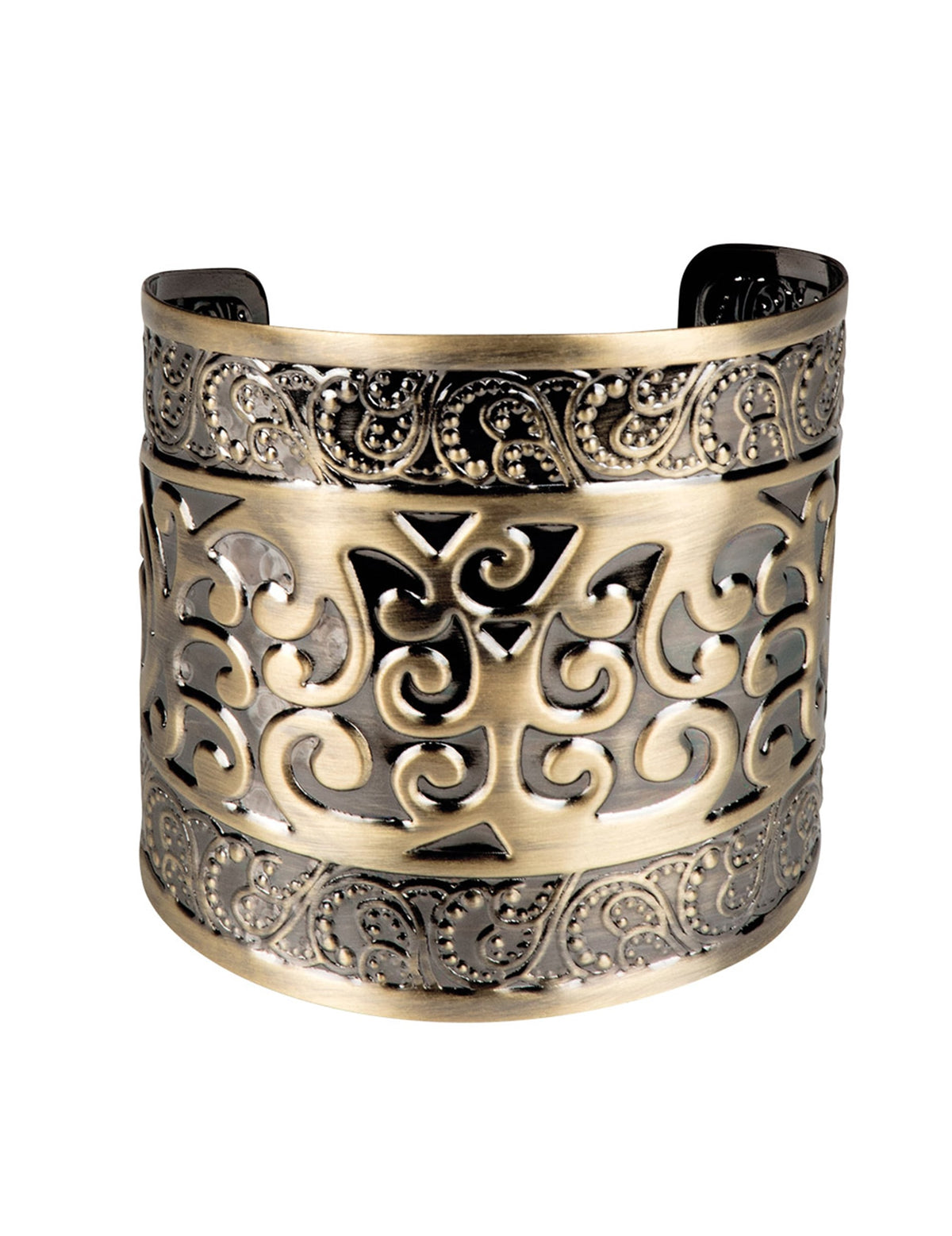 Vue de face de la manchette gladiatrice pour femme