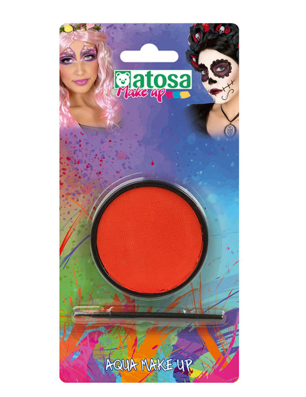 Maquillage à l'eau pour adulte orange