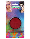 Maquillage à l'eau pour adulte rouge avec pinceau