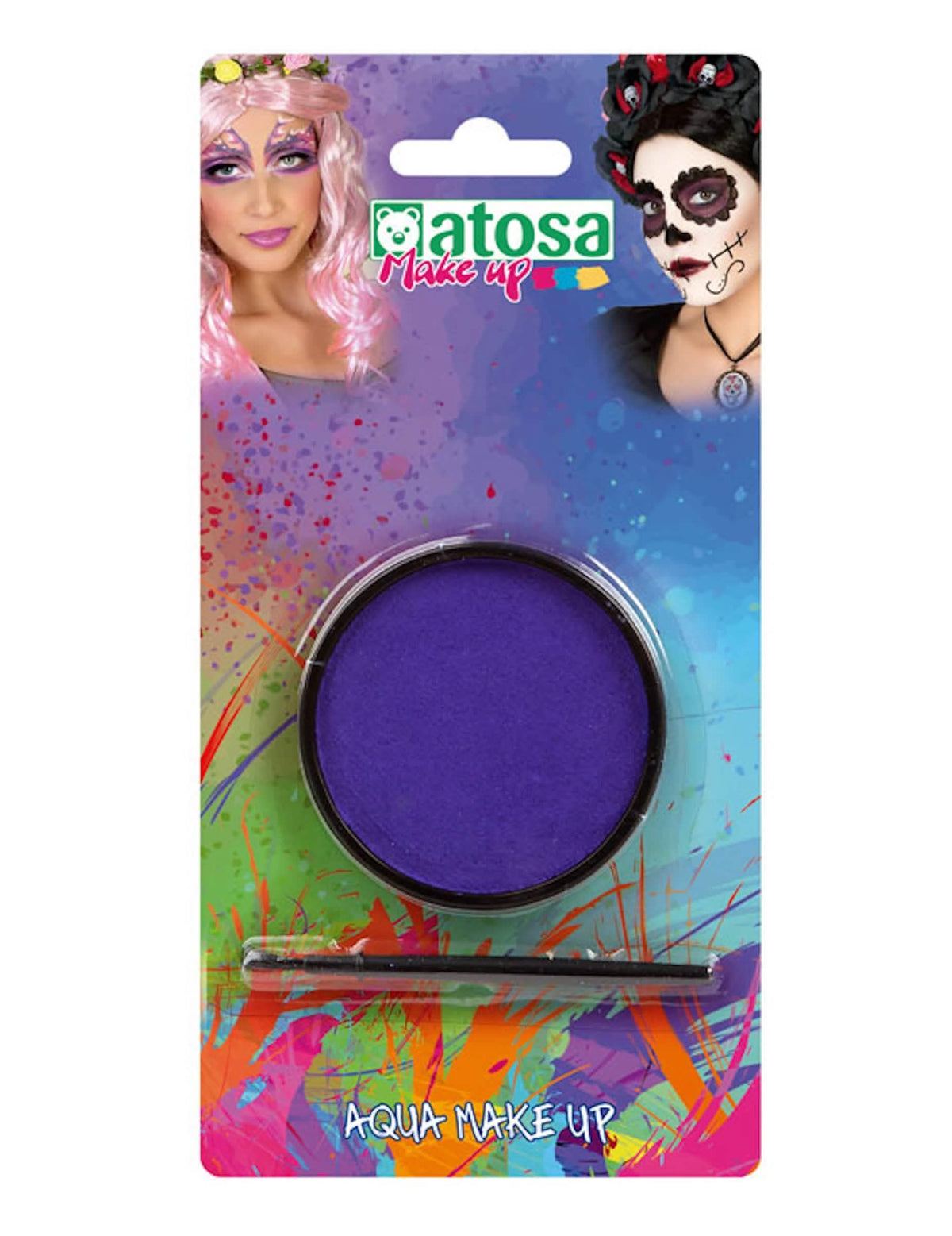 Maquilhagem à base de água de festa para adulto roxo