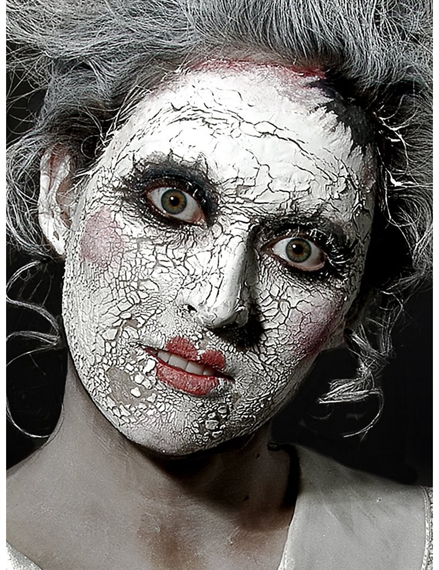 Maquillage cicatrice peau pour adulte blanc effet craquelé