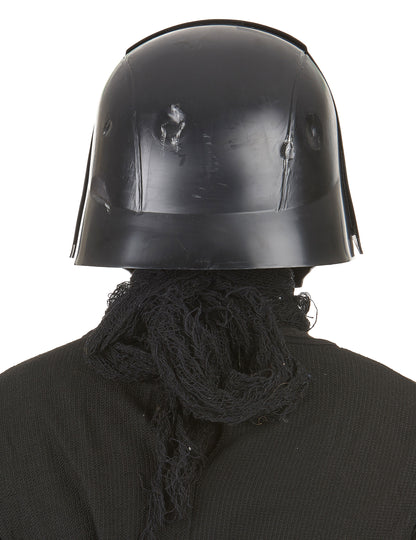 Vue de dos du masque luxe casque 2 pièces Kylo Ren Star Wars VII™