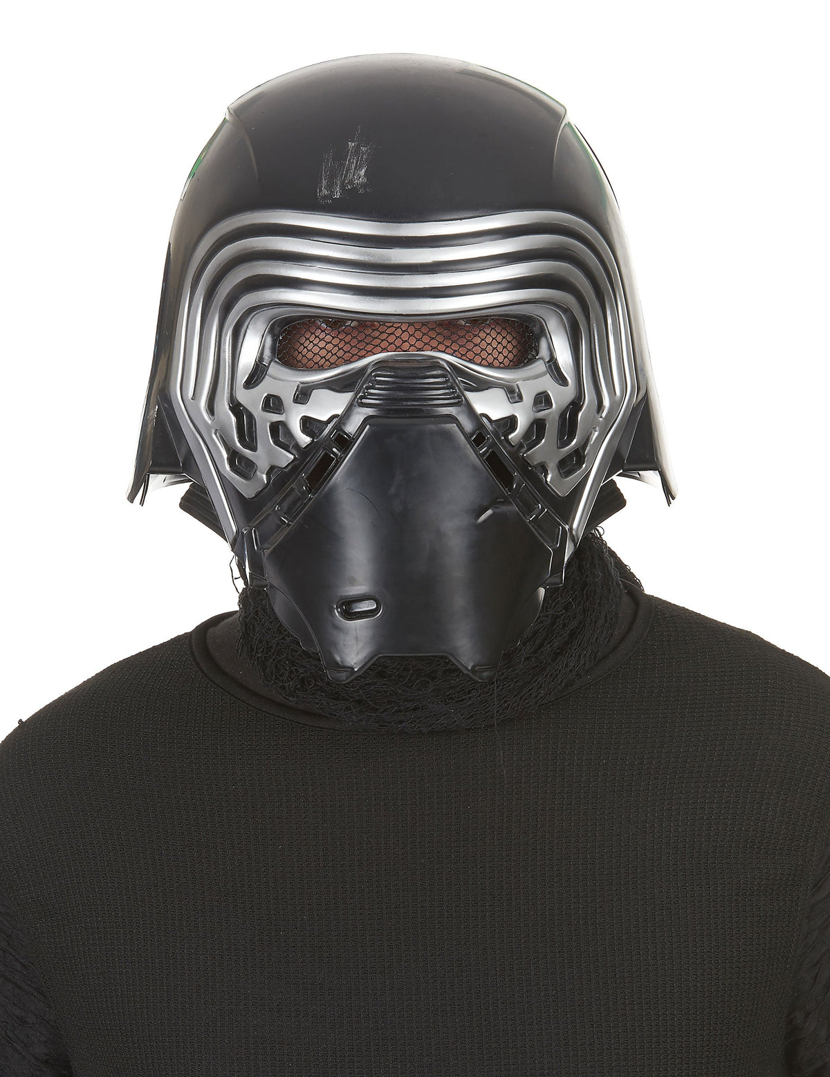 Masque luxe casque 2 pièces Kylo Ren Star Wars VII™ pour adulte noir et argenté