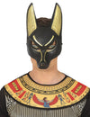 Masque d'Anubis pour adulte noir et or