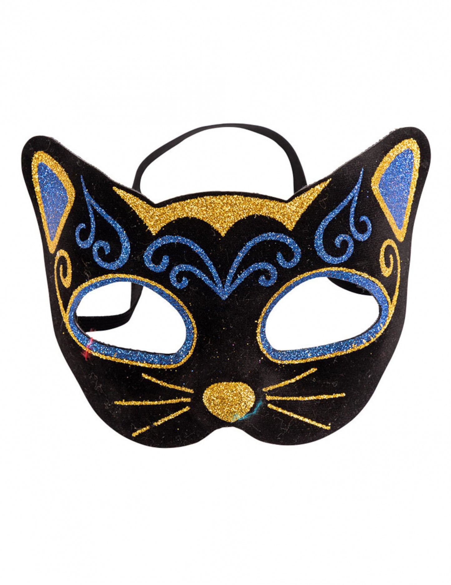 Máscara de gato colorida para adulto