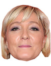 Masque en carton Marine Le Pen pour adulte