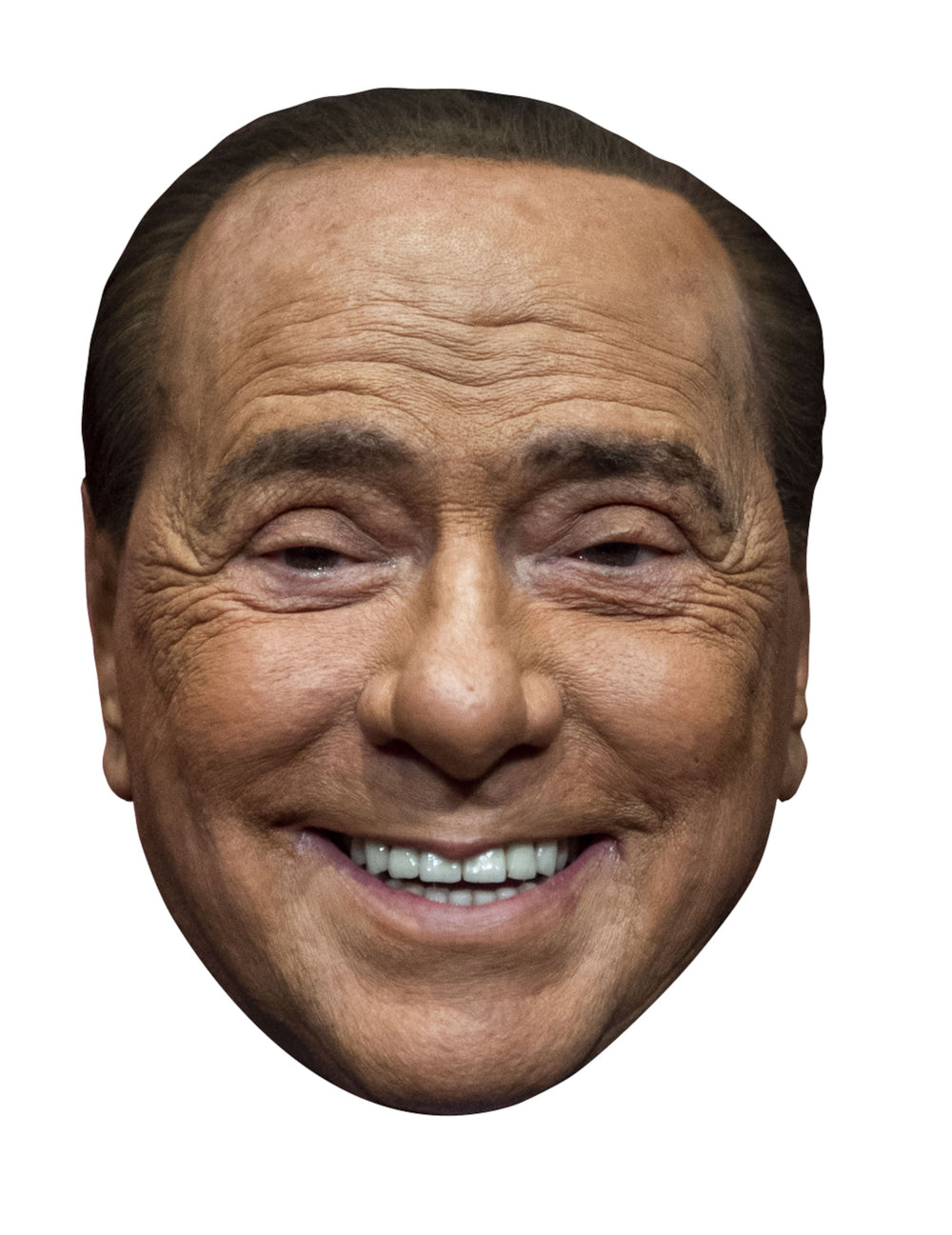 Masque en carton Silvio Berlusconi pour adulte réaliste