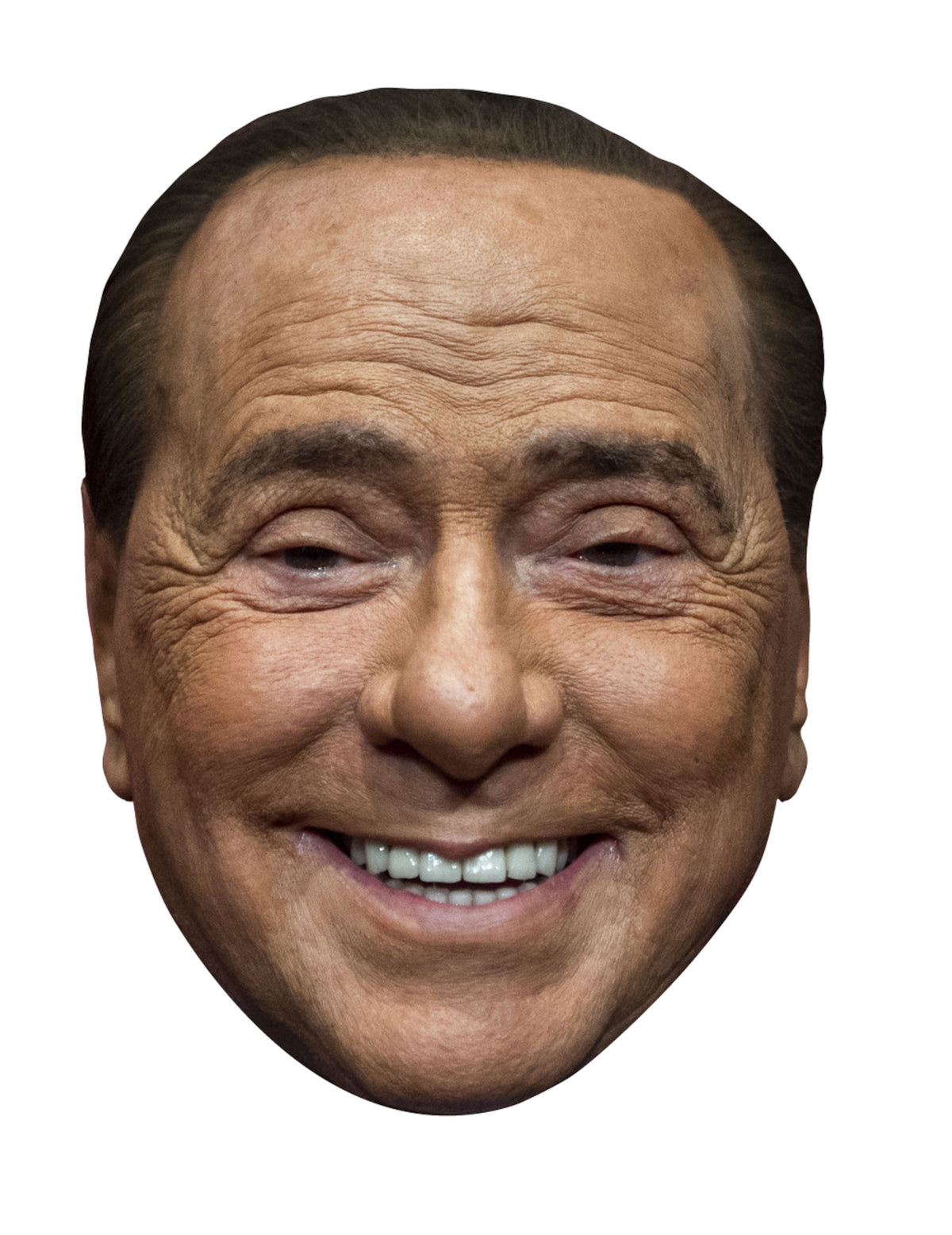 Masque en carton Silvio Berlusconi pour adulte réaliste
