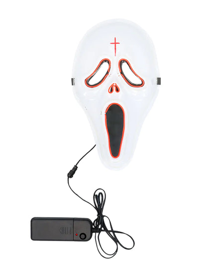 Máscara LED fantasma assassino adulto