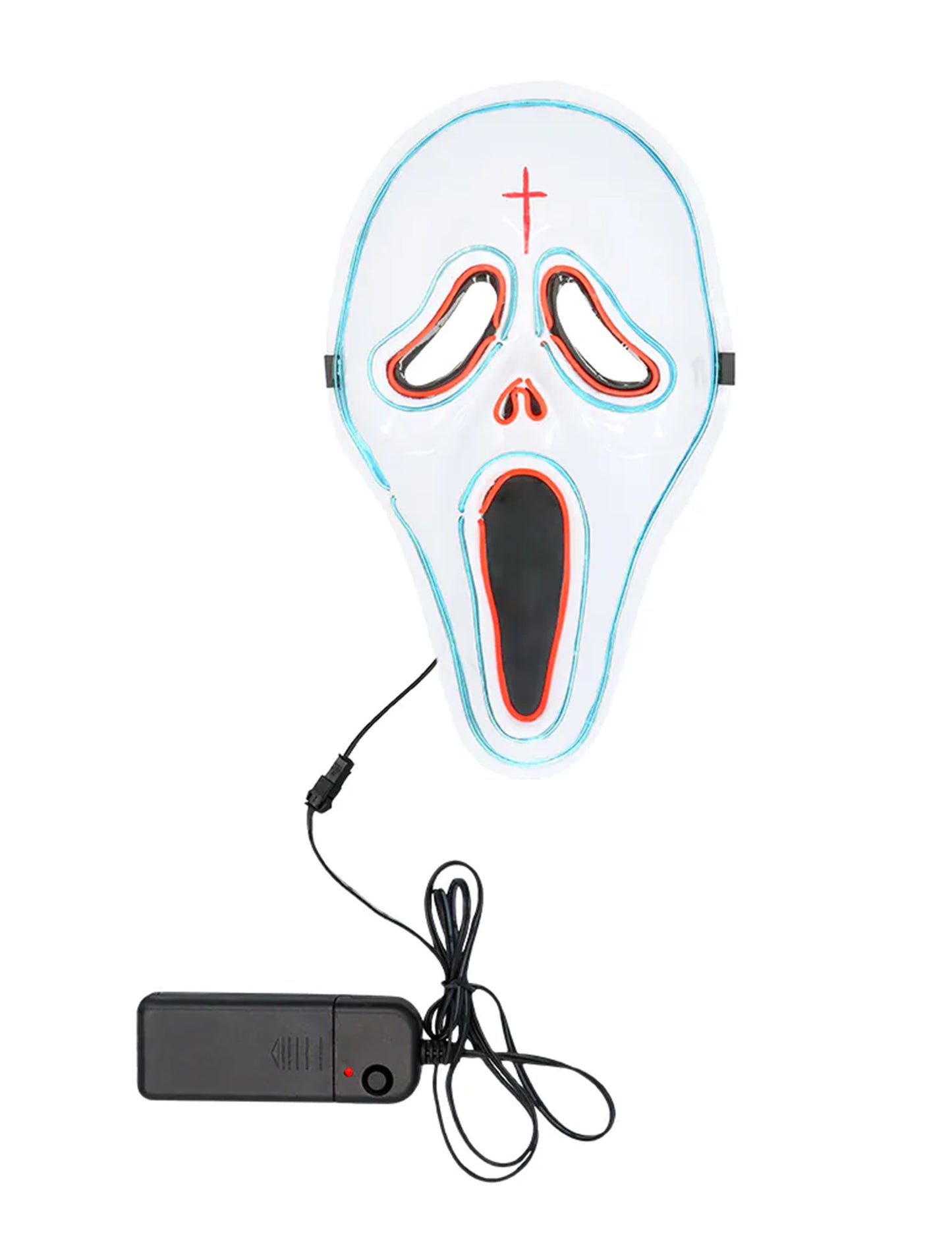Máscara LED fantasma assassino adulto