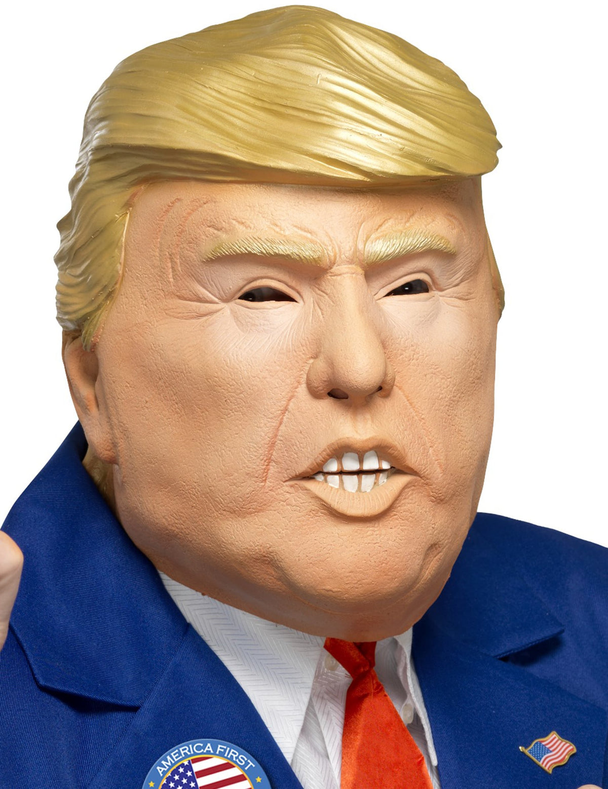 Masque de président américain pour adulte aux cheveux blonds