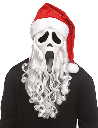 Máscara Scream™ de Natal adulto