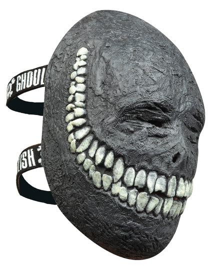 Vue de profil du masque sourire de l'enfer