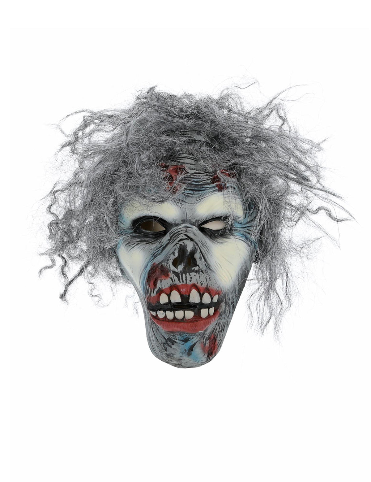 Vue de face du masque de zombie pour adulte