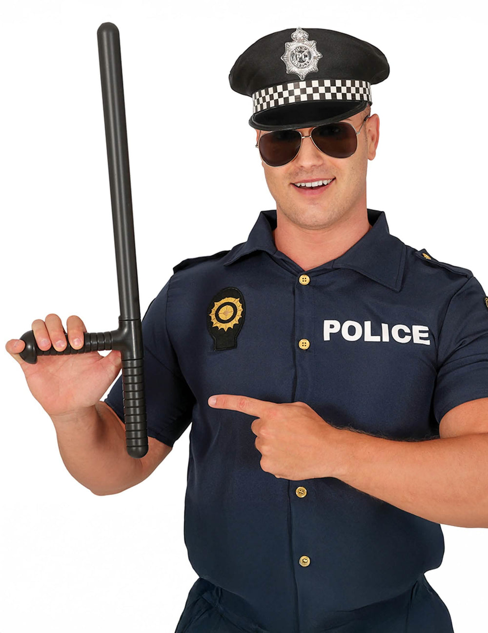 Matraque de policier pour adulte noire