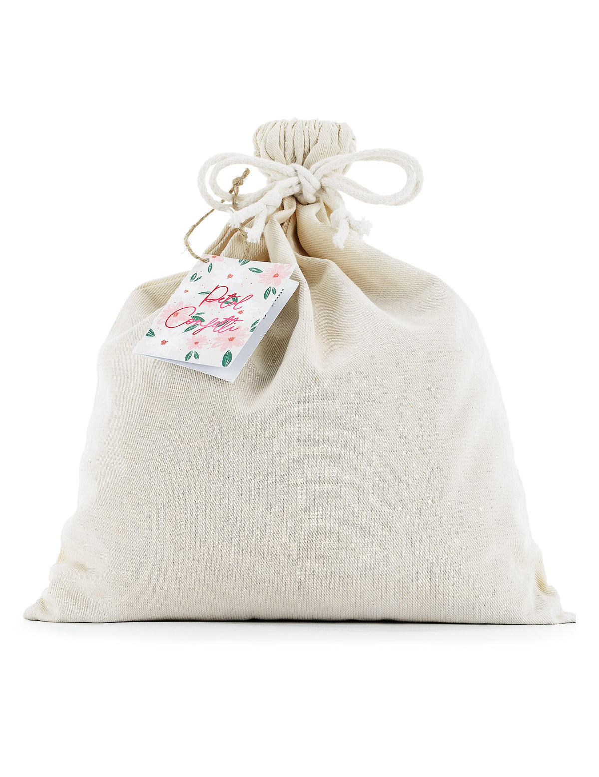 Maxi saco de confetes de flores naturais secas 400g rosa e laranja