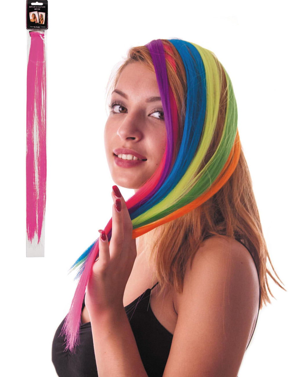 madeixa de encaixe para cabelo para mulher cor de rosa