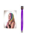 Mèche à clipser pour cheveux pour femme violette