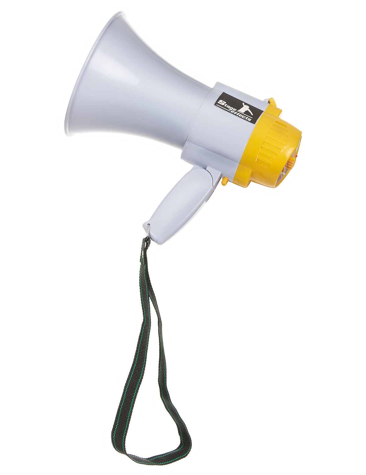 Mégaphone pour adulte blanc et jaune