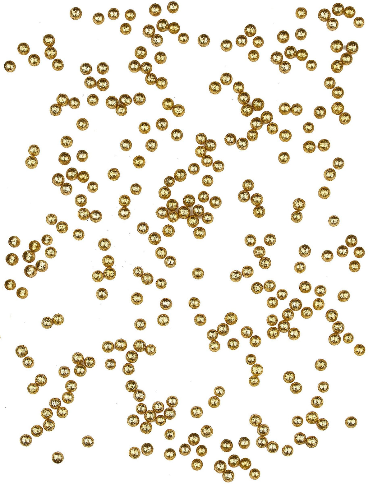 Grande plano dos confettis de mesa mini bolas com brilhantes