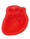 Moule à gelée en forme de coeur pour fête rouge