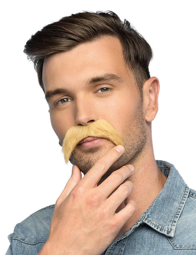 Bigode loiro para adulto