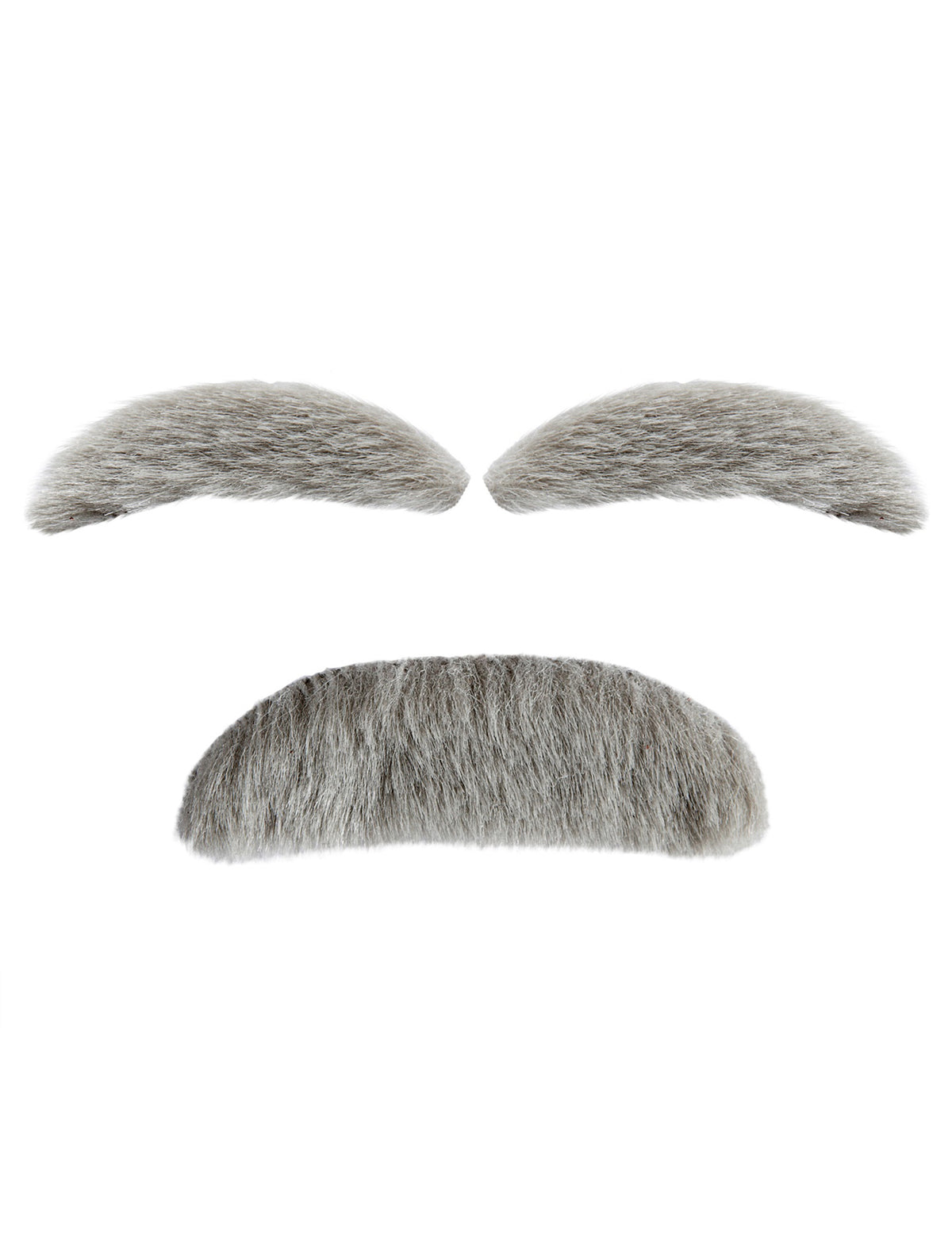 Détail des éléments de la moustache et sourcils de vieillard