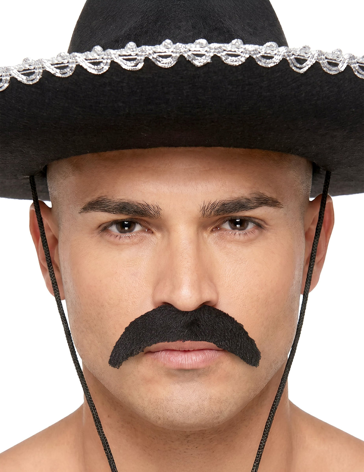 Bigode preto adulto