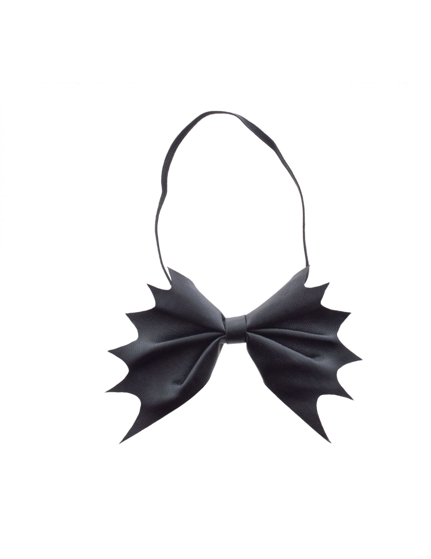 Nœud papillon chauve-souris pour adulte noir