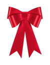 Laço decorativo de papel vermelho 55 x 71 cm