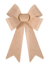 Nœud mariage champêtre pour décoration beige en jute pvc