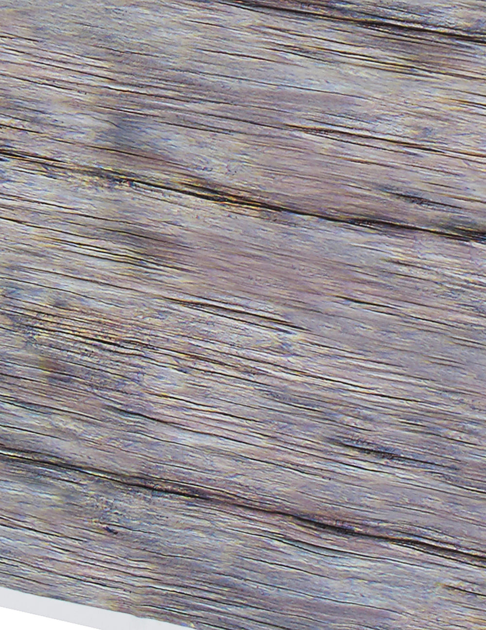 Gros plan sur la texture de la nappe effet bois rustique