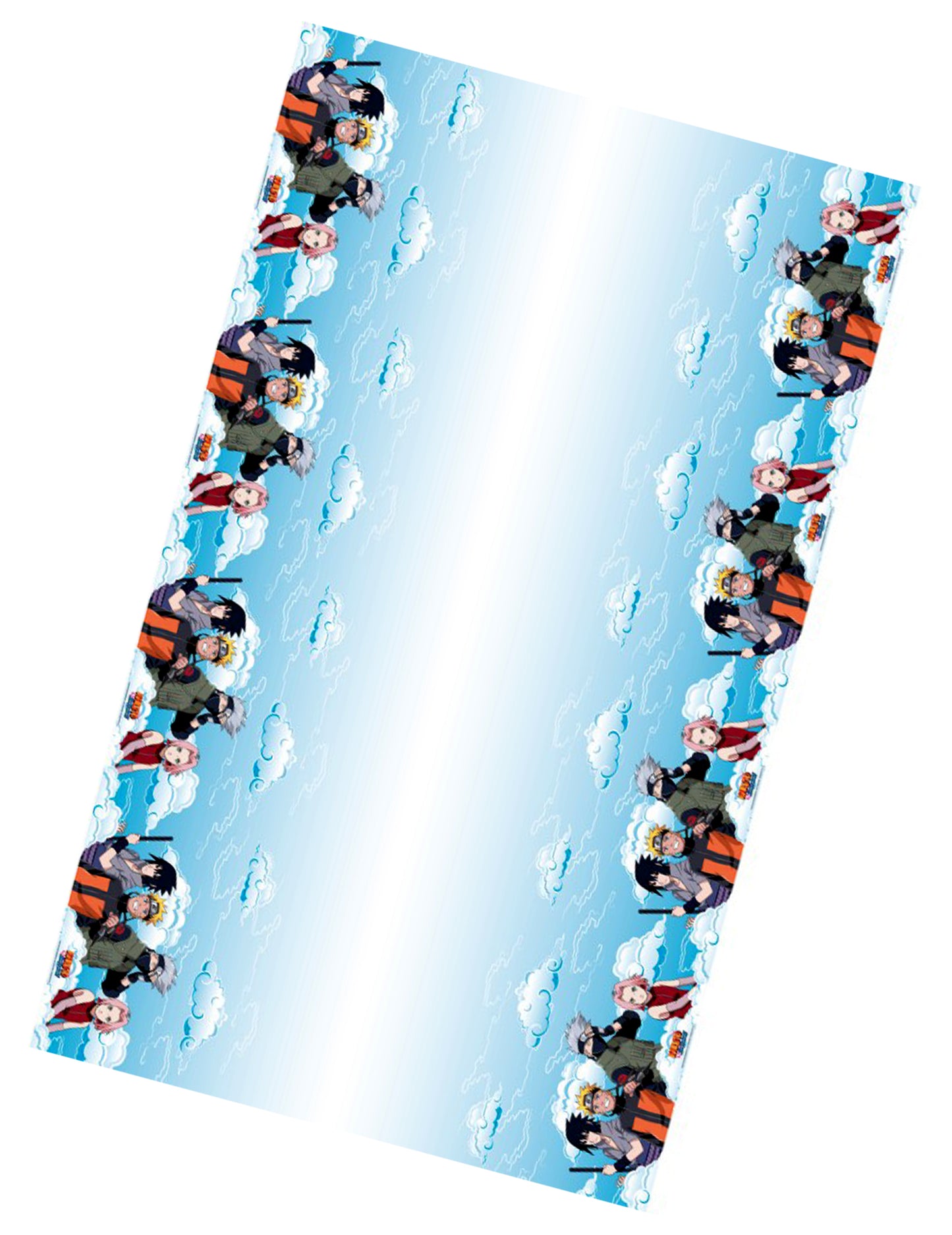 Toalha de mesa de papel reciclável Naruto Shippuden™ 136 x 228 cm