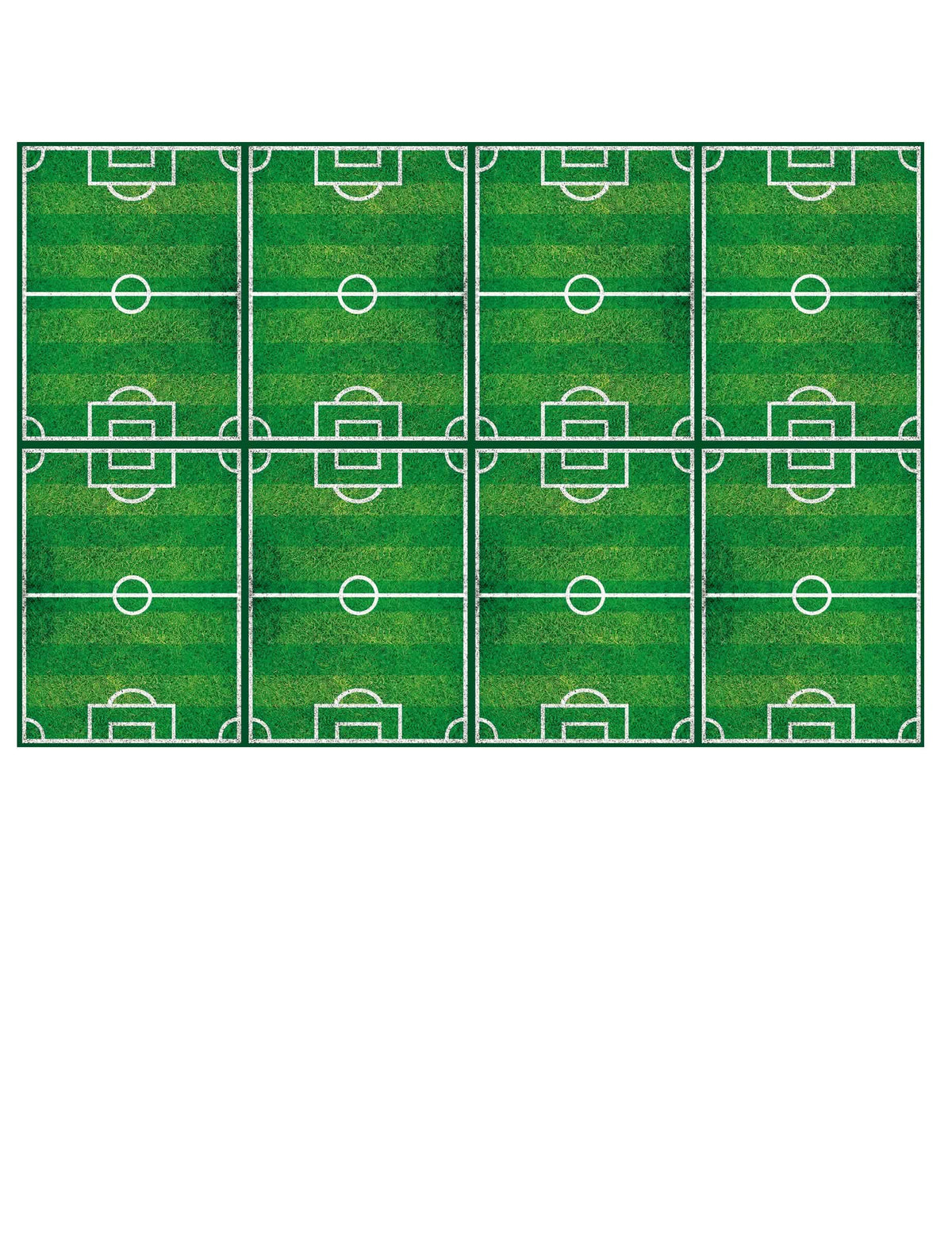 Toalha de mesa de plástico de futebol para festa verde com motivo de campo de futebol