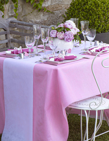 Rolo de toalha de mesa em TNT rosa 120 cm x 10 m