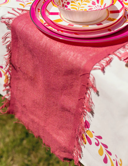 Toalha de mesa em tecido Pink Limonade 140 x 240 cm